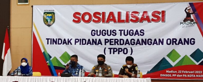 Kapolsek Jajaran Hadiri Sosialisasi Gugus Tugas Tindak Pindana Perdagangan Orang (TPPO) Di Kota Madiun