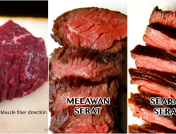 Panduan Lengkap Cara Memotong Daging Sapi Melawan Serat Agar Tidak Alot Saat Dimakan